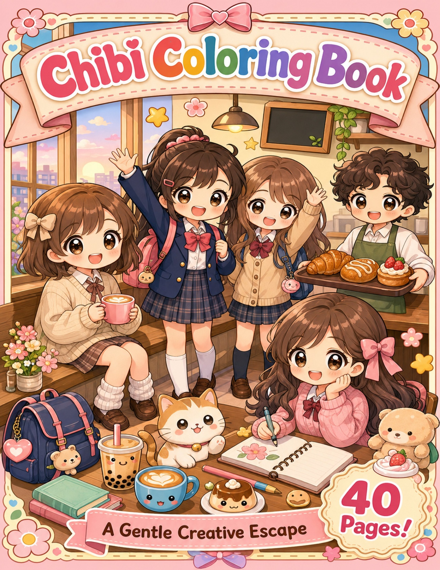 Chibi Coloring Book cover